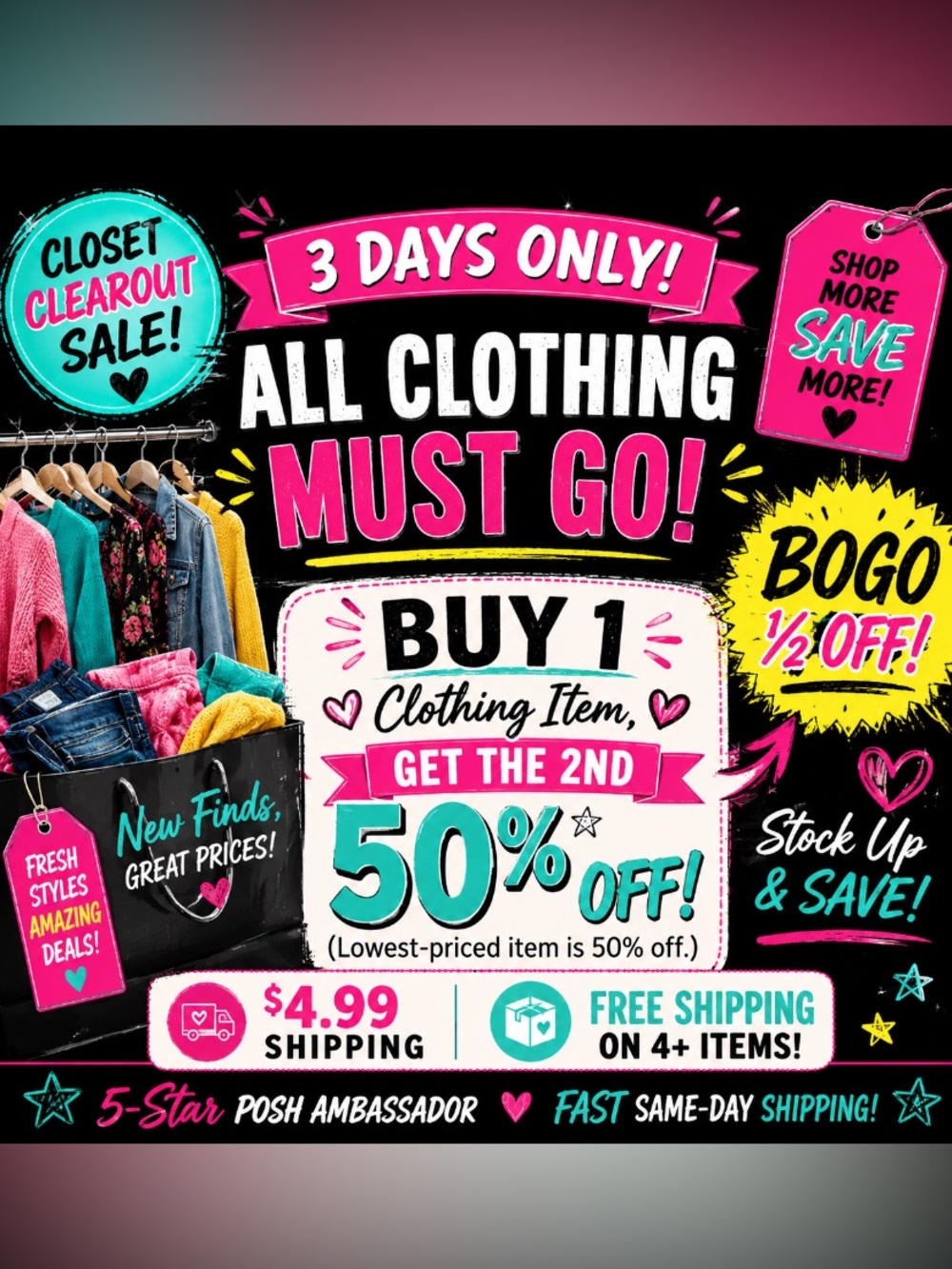 Cleaning out this closet 👍😃( or Trying to😂)
…. So send me a reasonable offer….👍😃